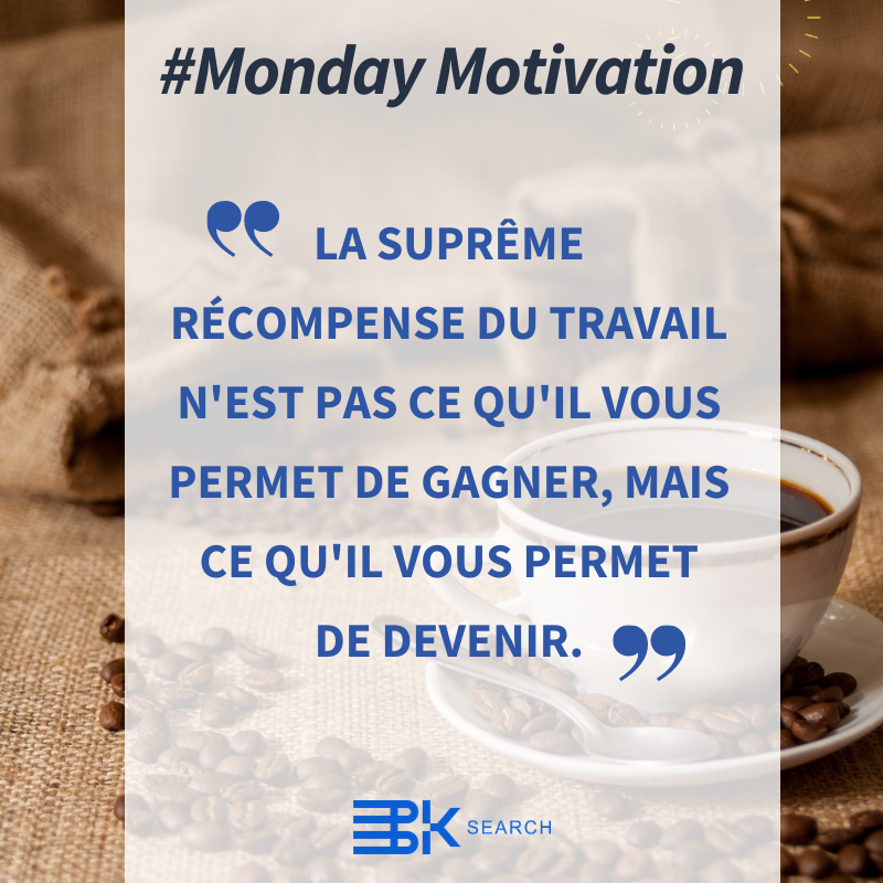 SearchBk's tweet photo. Comme un grain de cafรฉ, laissons nous moudre et donnons une saveur intense ร notre travail .
Excellente semaine
#GrowthMindset #success #passion #MondayMotivation #Mondaythinking #staffing #recrutement https://t.co/LTPCEQGJr4