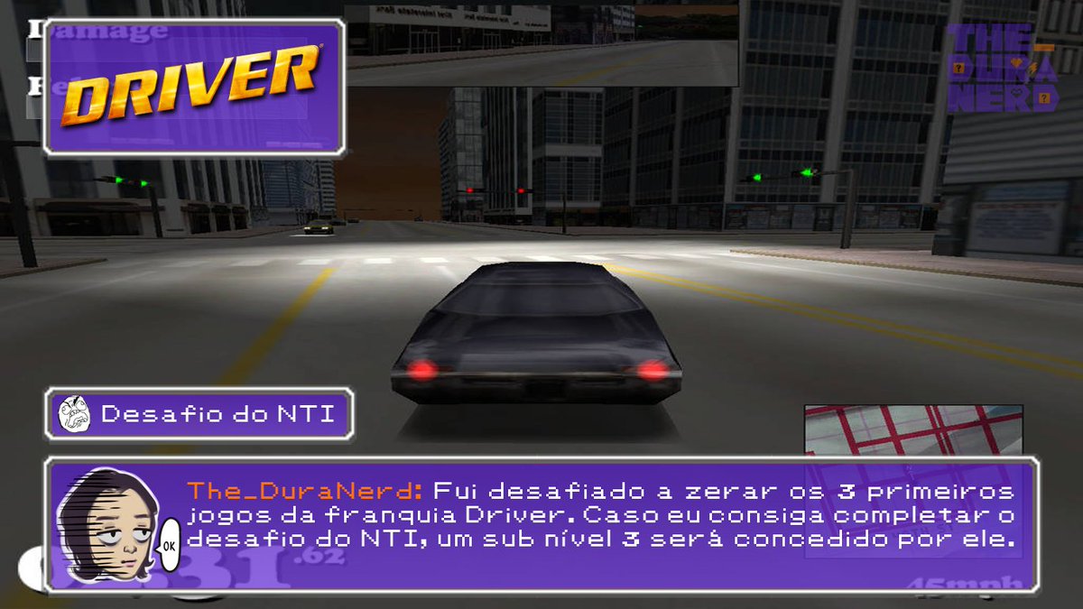 DuraNextLevel's tweet image. O último desafio foi do DOOM, agora chegou a hora de encarar o Driver.

Twitch.tv/The_DuraNerd

#Driver #ReflectionsInteractive #GTInteractiveSoftware #Retrô #Corrida #Twitch #Live #Stream #Jogos #Games #Gamer #Nerd #Geek