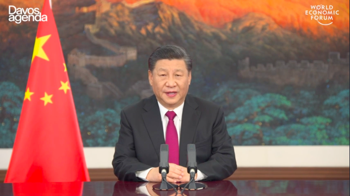 Chinese president Xi Jinping is the lead speaker at this week's Davos Agenda, the World Economic Forum's online summit.
