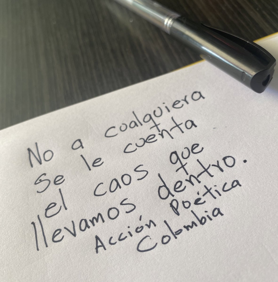 ACCIONPOETlCAES's tweet photo. No a cualquiera. https://t.co/FWiBBcPiYa