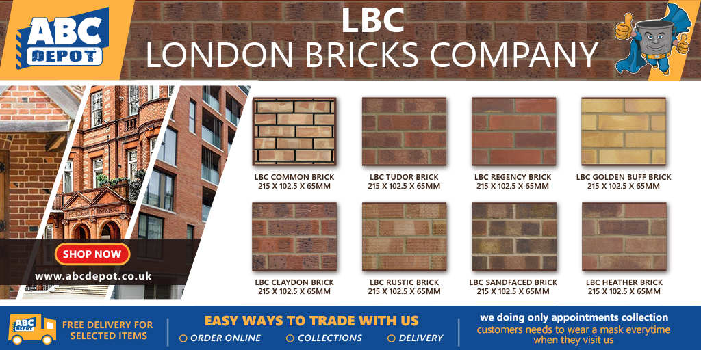 New year-new projects: Give your home a new look by creating stunning brick wall design. 
Looking for a certain type of bricks that will match your project? Browse our items: bit.ly/36auIPU
Order online #Hertfordshire and #London that's #easyasABC bit.ly/3pgDVxr