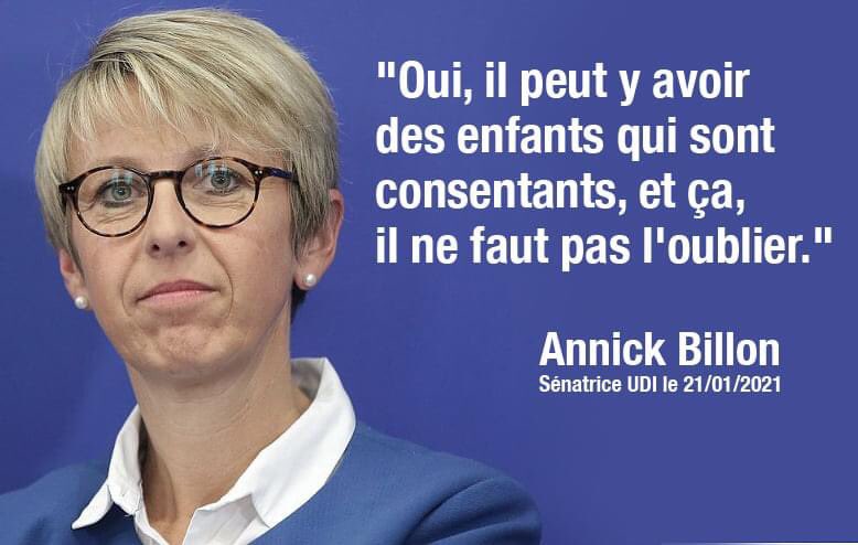 Titiart1's tweet photo. Attention, attention, les enfants de l'entourage de la sénatrice @AnnickBillon sont peut-être en danger, elle approuve manifestement le viol des mineurs
Je demande à @Enfance_gouv , @enfance et autres organismes de protection de l'enfance d'agir immédiatement !
#INCESTMETOO https://t.co/bA8OxHJKS5