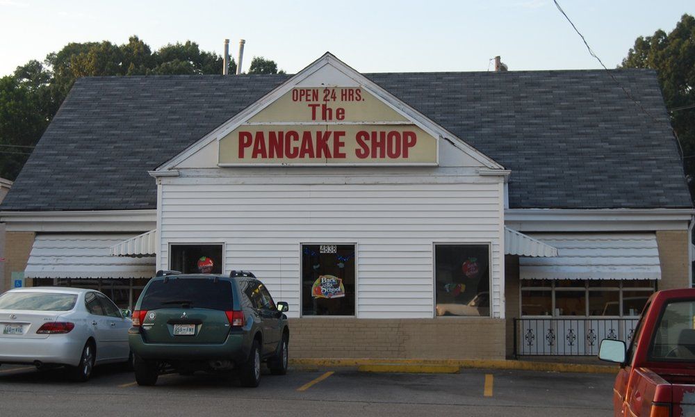 BREAKFAST: The Pancake Shop. However you can imagine a pancake, they can make it. Usually a 15-20 min wait but worth it. Bryant's Breakfast. Definitely that's southern hospitality feel. Only open til 1pm so get there early. The Arcade. Been here a 100 years. Great breakfast.