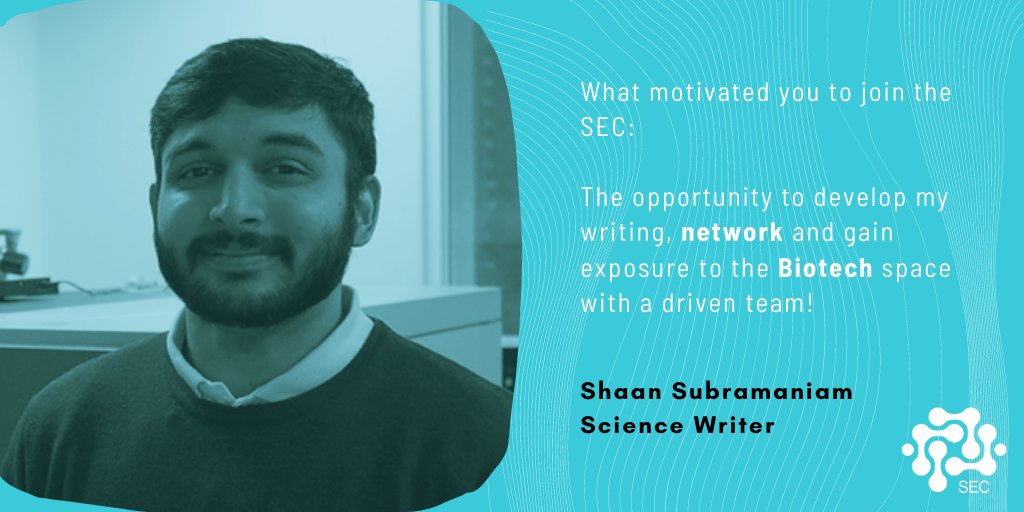 science_eclub's tweet photo. Happy Monday 😀! Meet our amazing Science Writer, Shaan Subramaniam 🤩. He did an MSci in Human Genetics at UCL. 3 personality traits of his: Friendly, Creative, Optimistic 😊. Favourite #technology / #startup: Proteomics in all its flavours/ @CyteraCellWorks
#SECteam https://t.co/yNvOZFCPUy