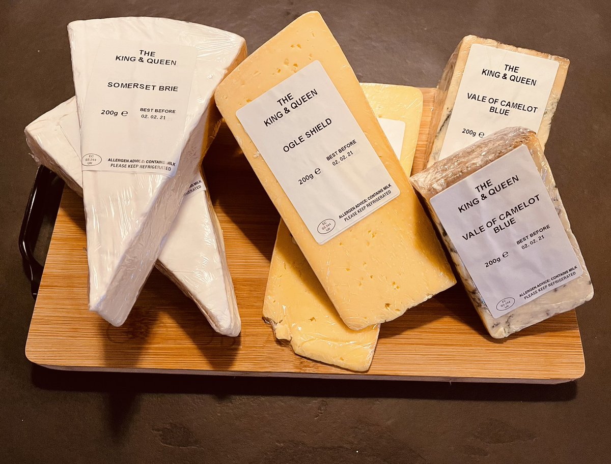 OxTweets's tweet photo. "@LongcotKandQ" A sample of some of the #cheese we have to sell, also Olives and Cured Meats too #Somerset #Brie, #OgleShield #ValeofCamelotBlue #pub #deli … @OxTweets https://t.co/9m6LyaDyLL