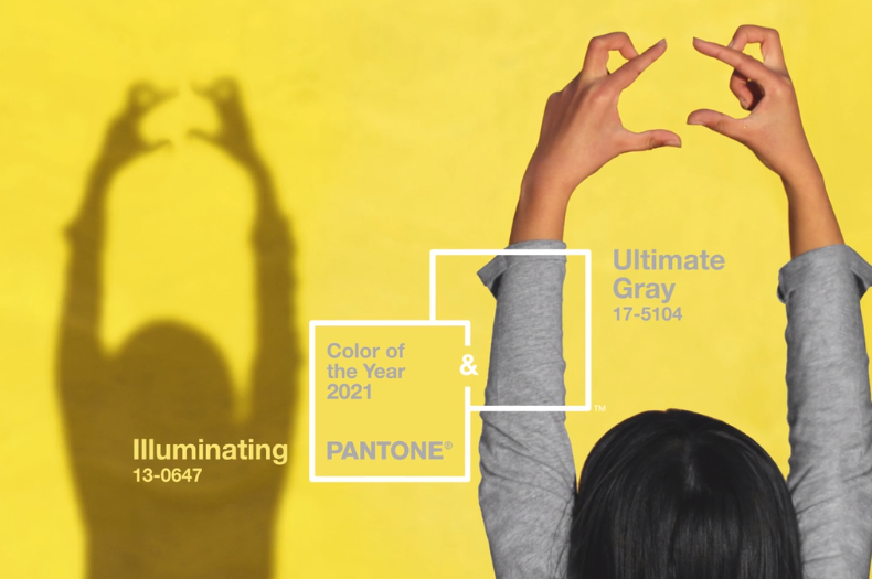 Expansion_Be's tweet photo. Le gris Ultimate Gray et le jaune Illuminating de Pantone ! Ce mélange nous offre la résilience et l'espoir, ce qui est essentiel pour notre bien-être en ces temps troublés. 
👉Pour en apprendre plus sur la Pantone color of the year 2021, c’est par ici : https://t.co/siENc7dyxA https://t.co/pTdDaDzL69