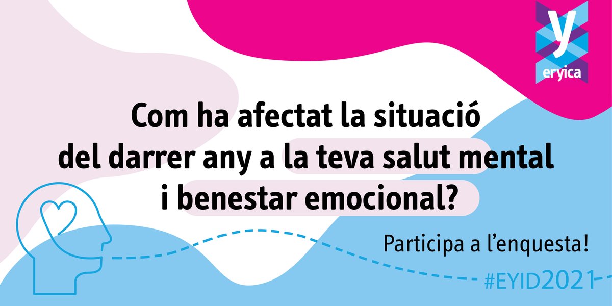 😵Sents que arran de la pandèmia has perdut les ganes de fer les coses que t'agraden? 
➡️Entra i respon a l'enquesta que ha preparat <a href="/ERYICAYI/">ERYICA</a> per saber com se senten els i les joves de #Catalunya
#mindmymind #EYID2021
👉bit.ly/EYID2021_surve…