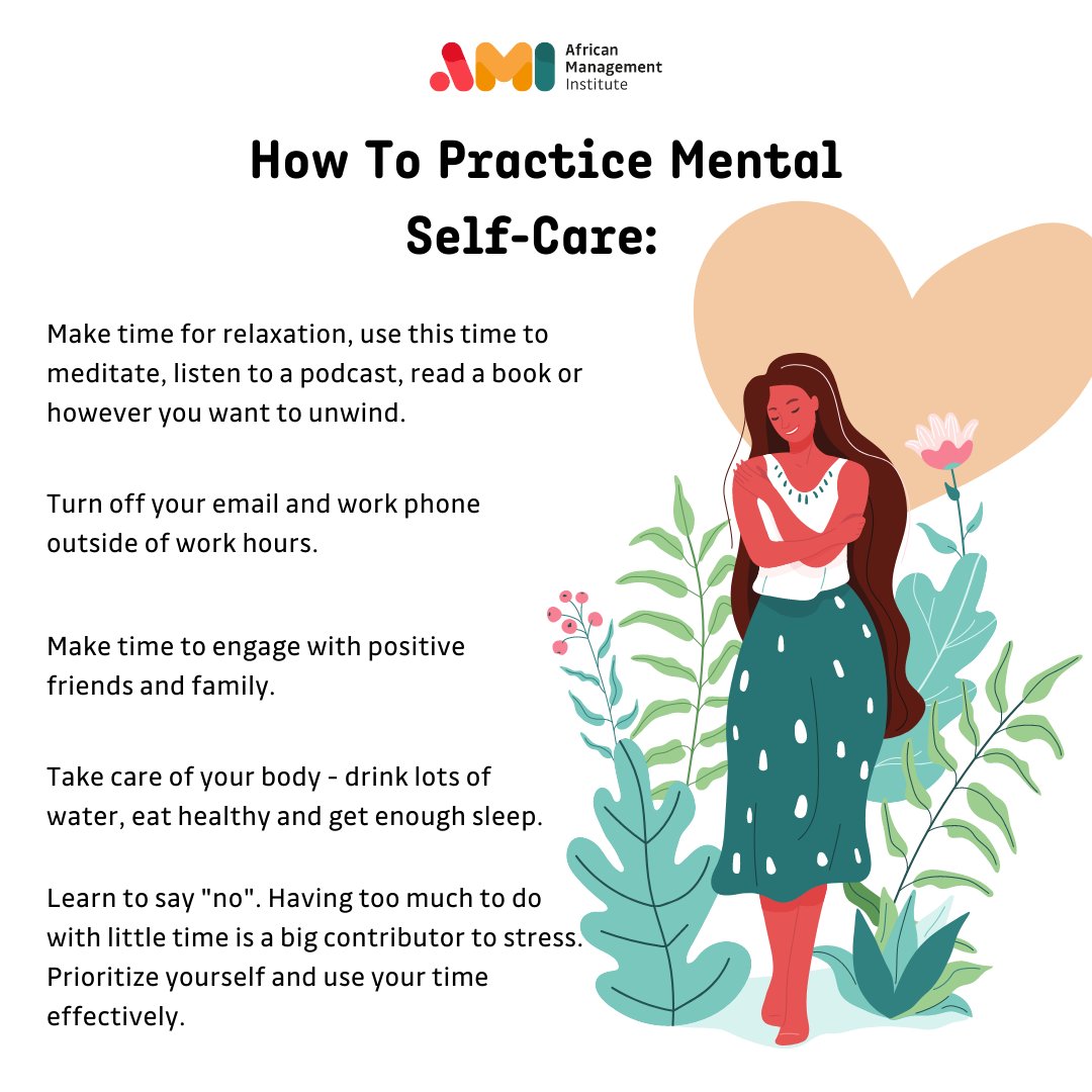 africamanager's tweet photo. Last week's ATL guests stressed on the importance of self-care (https://t.co/diuIZHNSln). Here at AMI we can't agree with them more. A healthy mind is a healthy body and your greatest treasure.
#LearnwithAMI #AfricaThriveLive #EntrepreneurChats #ThrivewithAMI https://t.co/ia5n24qMqh