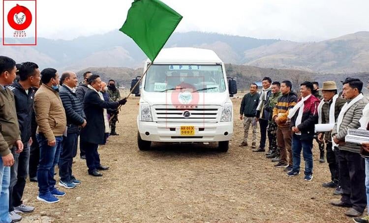 MyGovArunachal's tweet photo. A new #APSTS mini-bus service from #Mechukha to #Aalo was inaugurated yesterday by Speaker PD Sona, this will greatly benefit the public of the respective place. https://t.co/9iQB4kdNPU