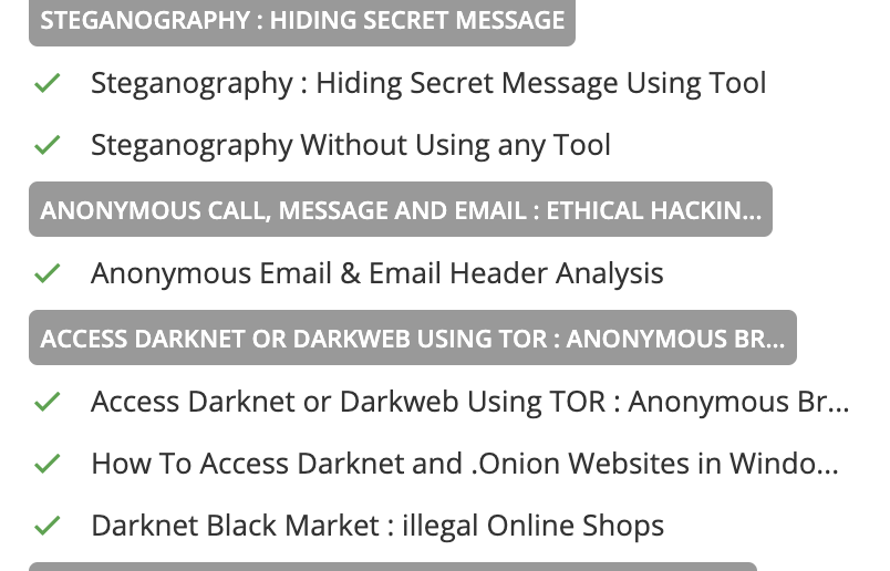 Reflection:I ended up finishing up the Dark and Deep web section and was left shocked that the instructor showed up how to hire hackers and hitmen on the dark web. I was only showed how to search for drugs in college. Will be going into more detail on what I'm learning in blogs.