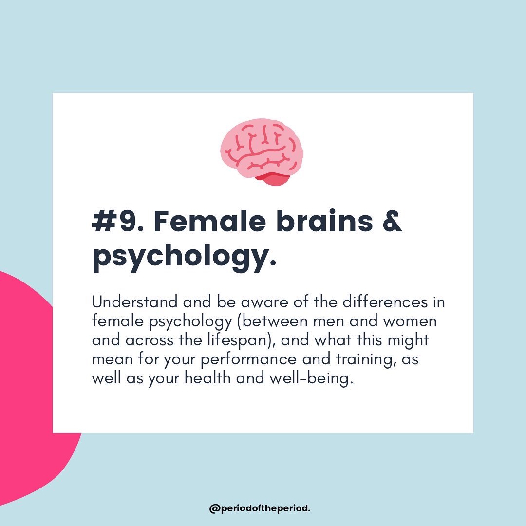 #9. Female brains & psychology.