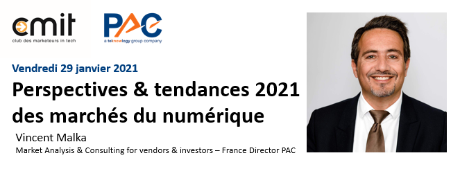 JeanDenisG's tweet photo. Alors, croissance ou décroissance des marchés du numérique en 2021 ? Comment cela se traduit en priorités 2021?  
Un Webinaire @CMITfr @teknow_PAC  « Perspectives &amp; tendances 2021 des marchés du numérique » –  le 29 janvier 2021
Avec @MalkaVincent 
https://t.co/tNdn4aLyZ6 https://t.co/j09MtCplds