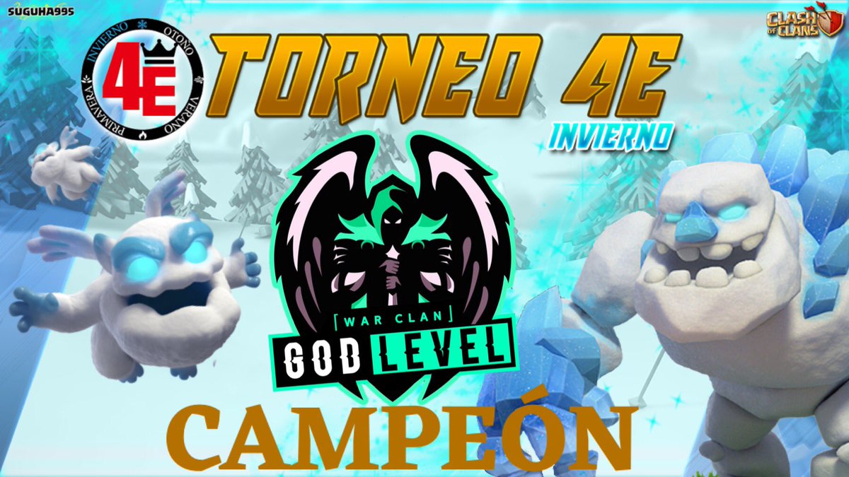 ❄️❄️Muchas felicidades a nuestro campeón edición invierno. <a href="/BeNi__GL/">JulioCesar</a> excelente guerra perfecta ❄️❄️ 

4E  le da la Gracias a cada uno de los jugadores inscritos en esta edición. 

Gracias a nuestros miembros del staff y patrocinadores de esta edición.