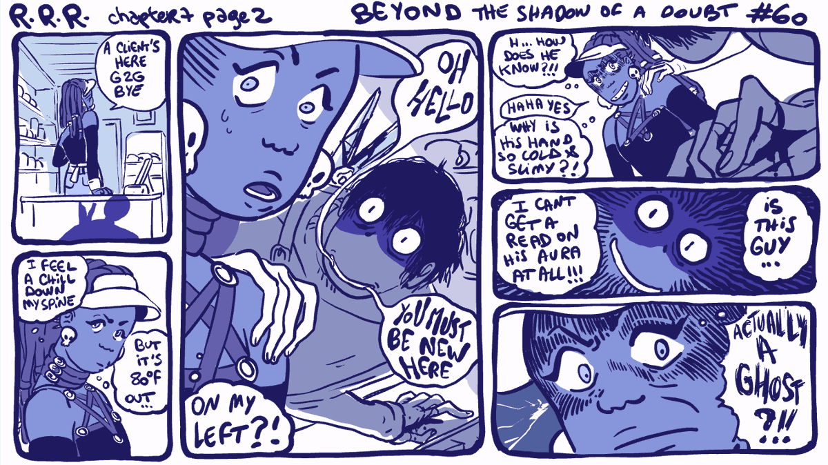 #rodneyRrodney chapter 7 page 2 : Beyond the shadow of a doubt. strip 60. to be fair, the only logical explanation.