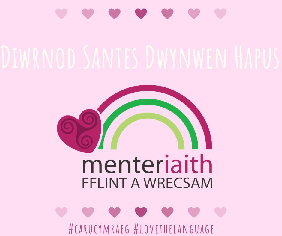 fflintawrecsam's tweet photo. 💞Diwrnod Santes Dwynwen Hapus i chi gyd... beth am ddweud wrth rywun eich bod chi'n eu caru nhw'n y Gymraeg heddiw! 

💞🥰💞

💞Happy St. Dwynwen Day to you all... why not tell someone that you love them in Welsh today!

#caruti #caruchi #carucymraeg https://t.co/8m05yrh2BG