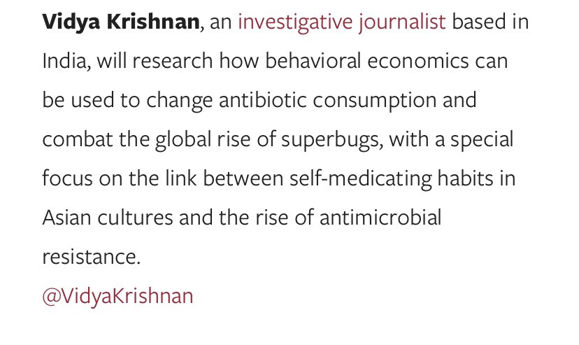 It mentions she is a resident of Iceland, it also says she has bagged Nieman fellowship for the class of 2021 at Harvard. That site says she is a resident of India. Dear Team  @Harvard , Can u please once confirm whether she is a resident of Iceland or India or a citizen of USA?