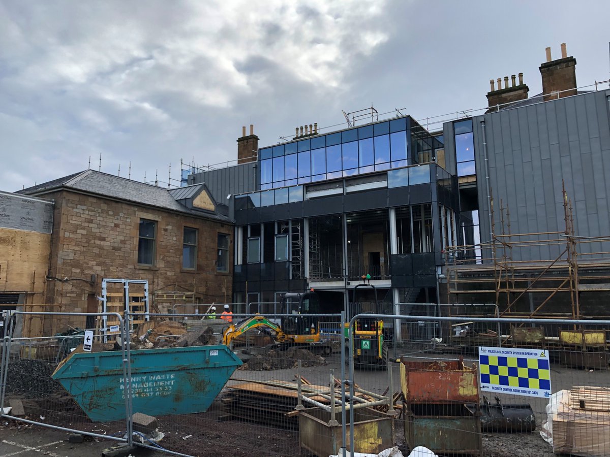 GlasgowGolfClub's tweet photo. Our new clubhouse is really starting to take shape!  What a view that will be... 😍⛳ https://t.co/mHzVwXiwIC