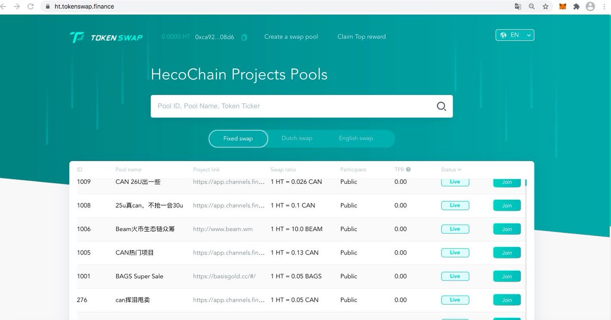 TokenSwap.finance tweet media
