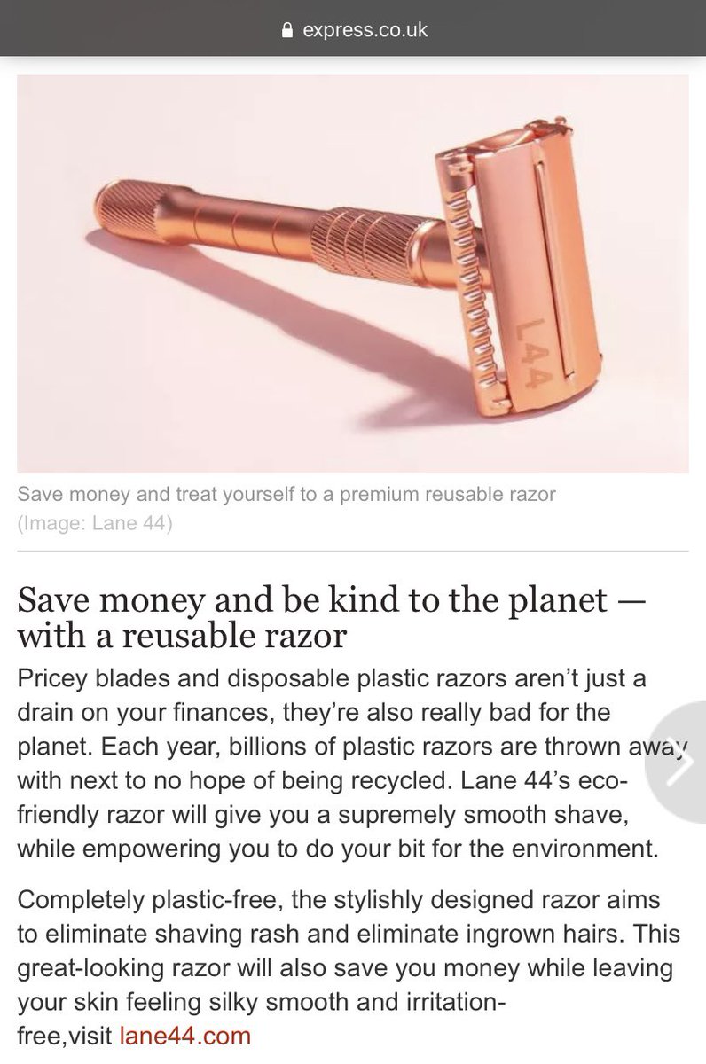 Featured today in The Express 📰 

10 all-new health and beauty ideas for 2021 which you HAVE to try

lane44.com

#plasticfree #eco #ecofriendly #ecogift #health #beauty #beautytips