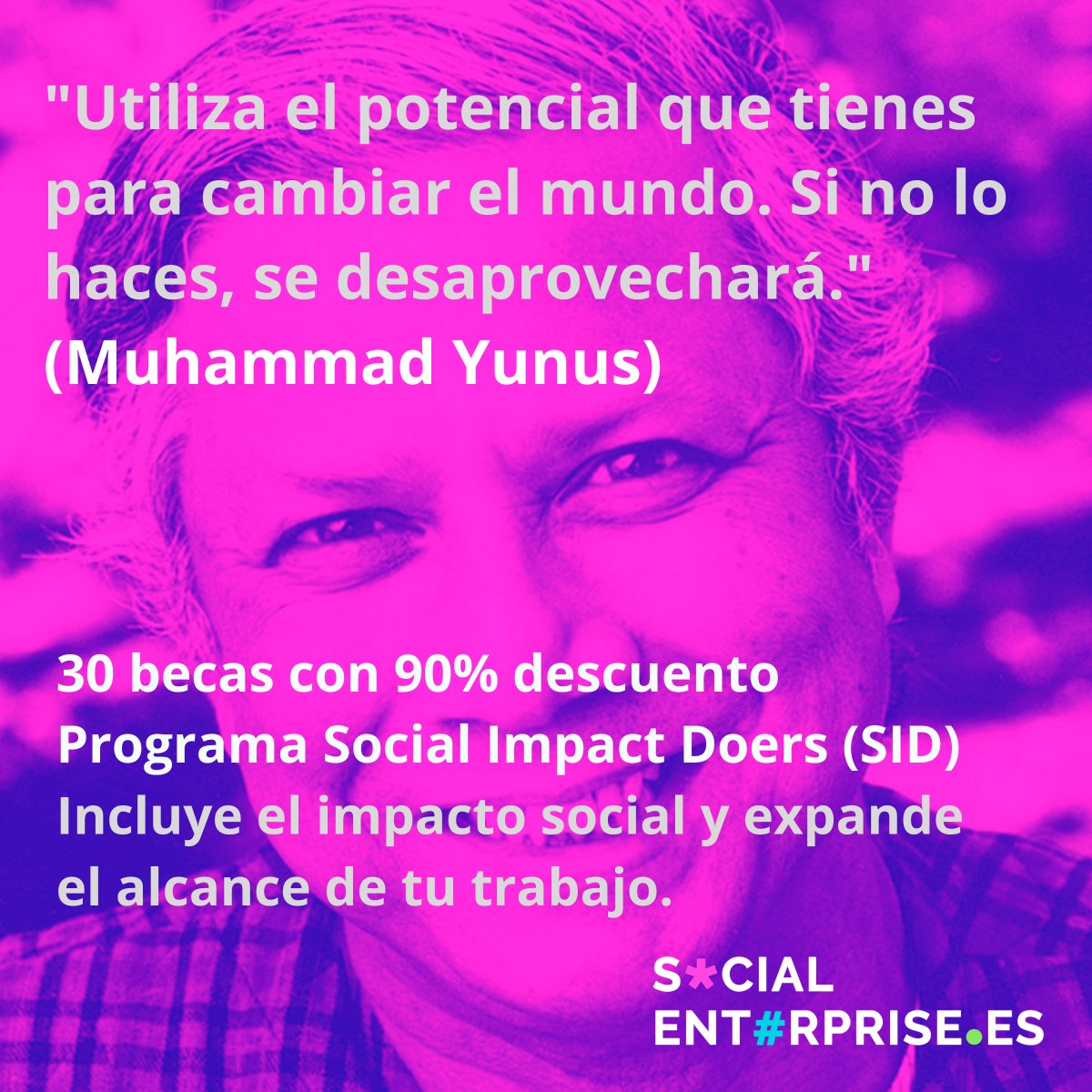 SocialImpDoers's tweet photo. No tienes excusa, expande el alcance de tu vida profesional. El #ProgramaSID celebra los 1.000 participantes. Aprovéchalo: https://t.co/6uxqS3JfSQ https://t.co/gvUJk7dpQP