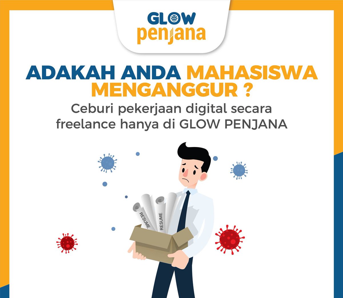 GLOW PENJANA terbuka kepada semua rakyat Malaysia berumur dari 21 tahun sehingga 60 tahun dan keutamaan akan diberikan kepada:1. Individu yang diberhentikan kerja (retrenched)2. Individu yang dikurangkan gaji bulanan (salary cut)3. Mahasiswa yang menganggur lebih dari 6 bulan
