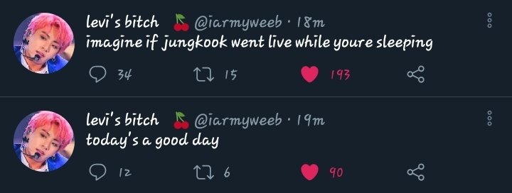 Wth gd day and then missing JK's live🤨

@iarmyweeb 😐 what's this??