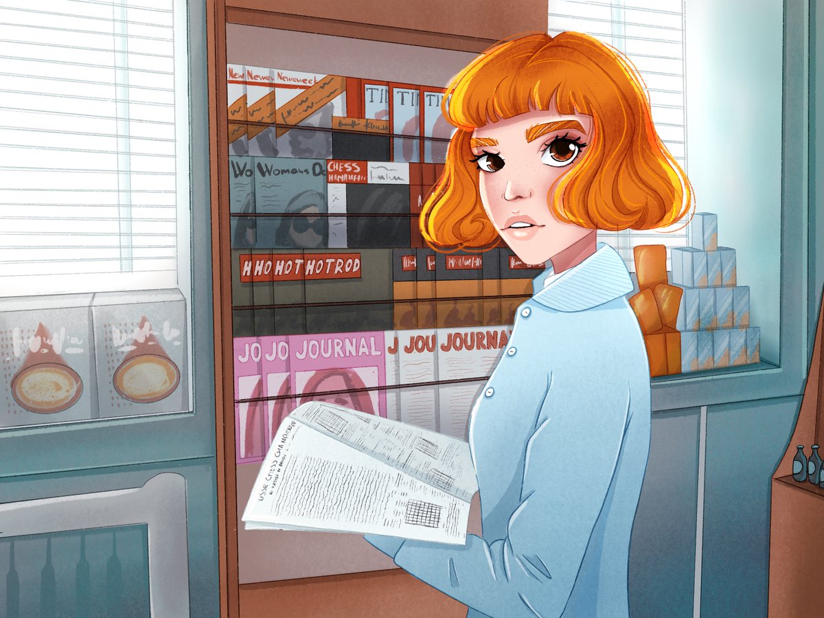 TheGlyphStudio's tweet photo. Our version of the illustration for everyone's favorite TV series “Queen Gambit”, hope you like it!❤️

https://t.co/9Im8nvOtLo
#illustration #art #2dart #2d #character #girlportrait #webdesign #theglyphstudio #studio #ui #ux #website #app #systemdesign #development #devos https://t.co/5Q2UYiy3kF