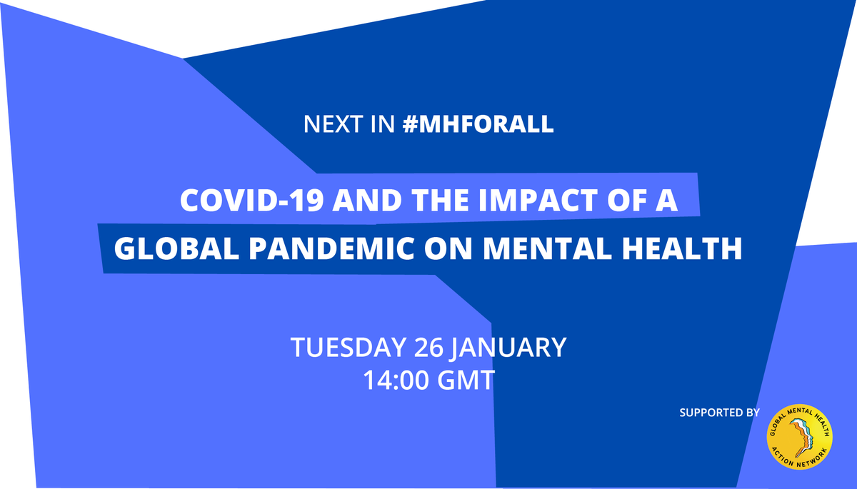 MHInnovation's tweet photo. WEBINAR TOMORROW! What are the direct impacts of #COVID19 on #mentalhealth? Join us at the second part of our #MHForAll webinar on the impact of COVID-19 and the provision and delivery of mental health services. 

Sign up here! https://t.co/DdW86Zi5VB https://t.co/bNBUZpiHSn