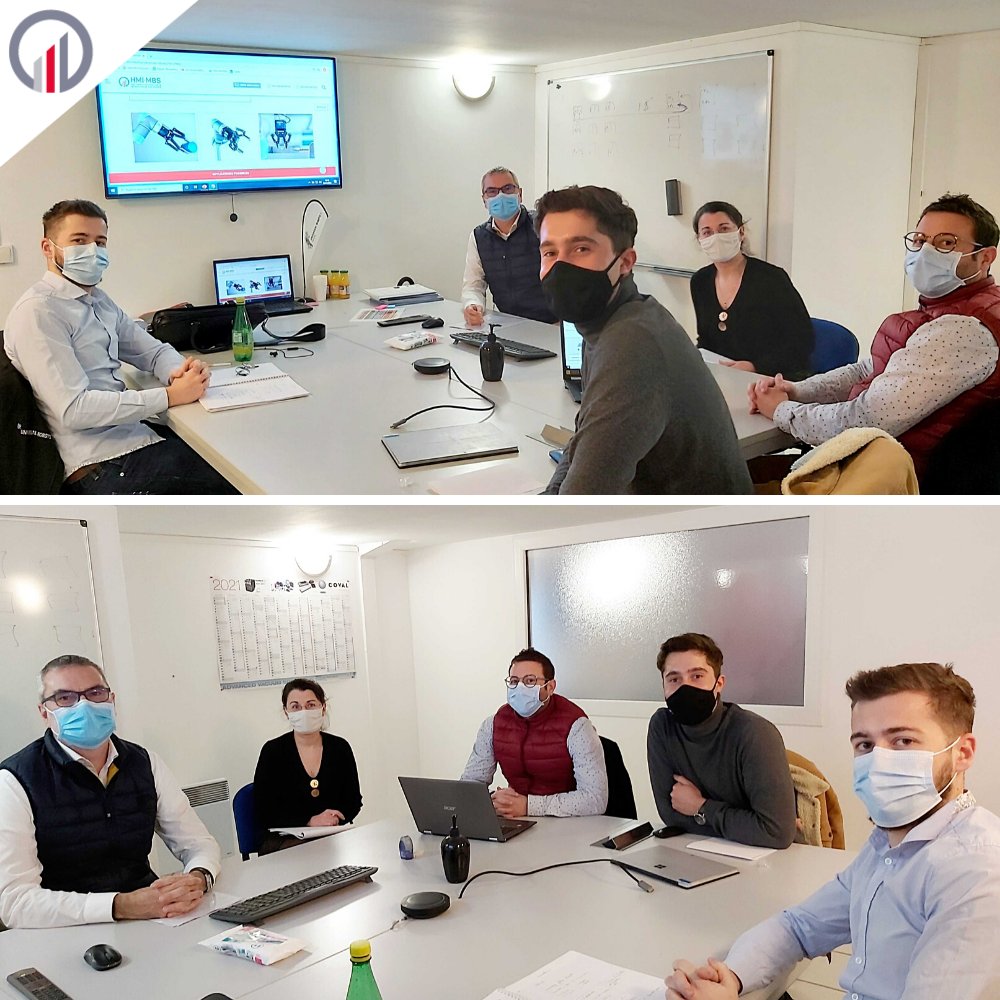 hmi_mbs's tweet image. Merci à Nicolas David de #Robotiq pour sa visite ! L&apos;occasion d&apos;échanger et de partager nos expériences cobotiques. 🤖

#accessoirerobot #cobot #robot #URCap #UniversalRobots #partenariat #partnership #pincerobot #capteurdeffort #expertise #savoirfaire
@Robotiq_Inc @UR_France