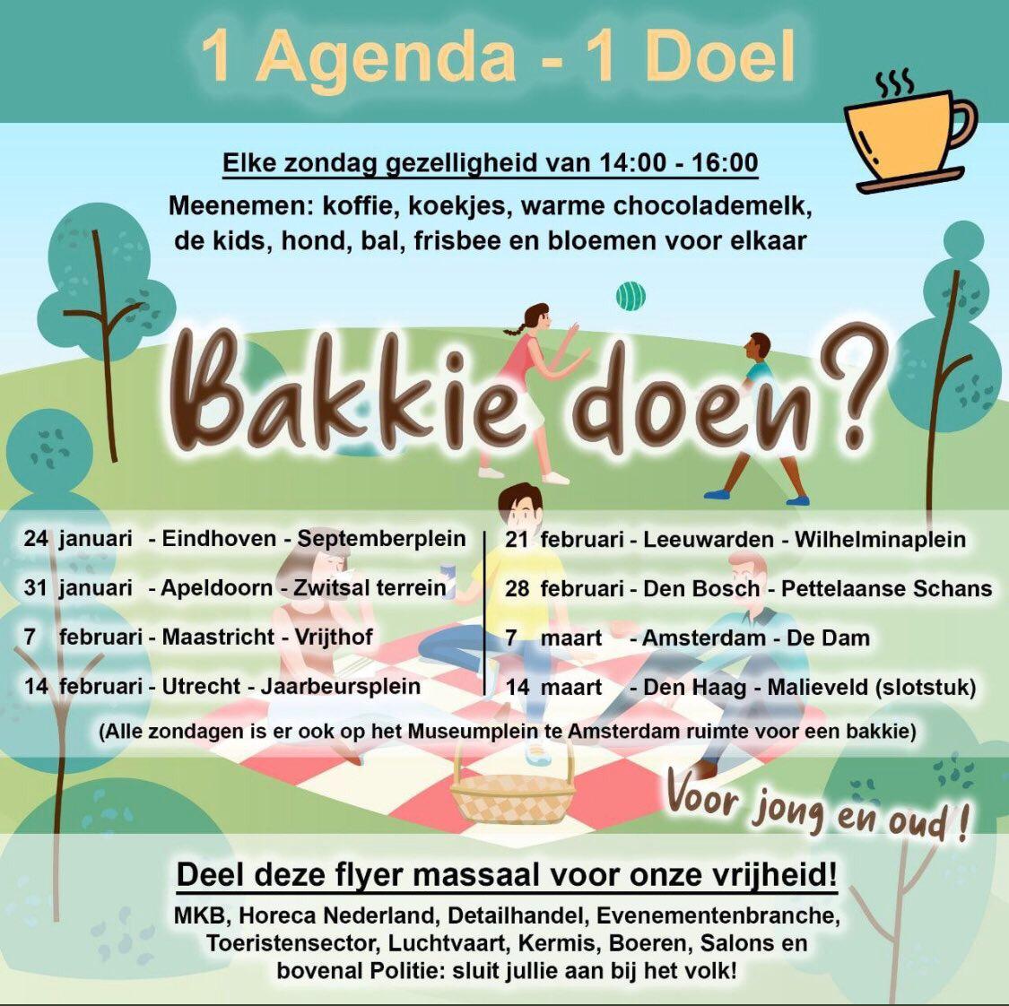 These are the places with the next protests! I will call them protests till proven otherwise, the eindhoven one turned into riots. People who live in these cities, stay safe!