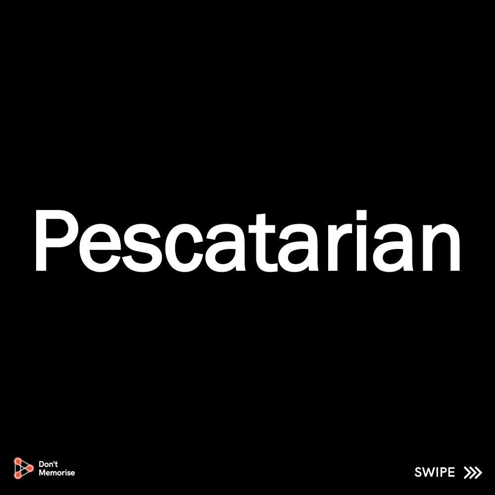 dontmemorise's tweet photo. What is a #Pescatarian?
Swipe to find out the answer!

#RealLearning #PiArmy #BeingKYUrious #DontMemorise 
Content courtesy - Arun Vijayakumaran https://t.co/W6xv1AGaRV