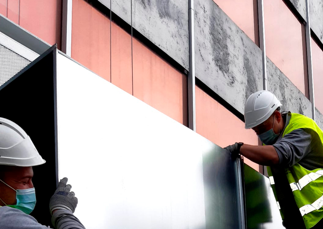 #FelizLunes ☑️Continuan avanzando los proyectos y seguimos trabajando juntos para cumplir nuestro objetivo primordial, ofrecer la mejor calidad.🏅

📸 Proyecto de montaje para el Primark de 📍Bilbao