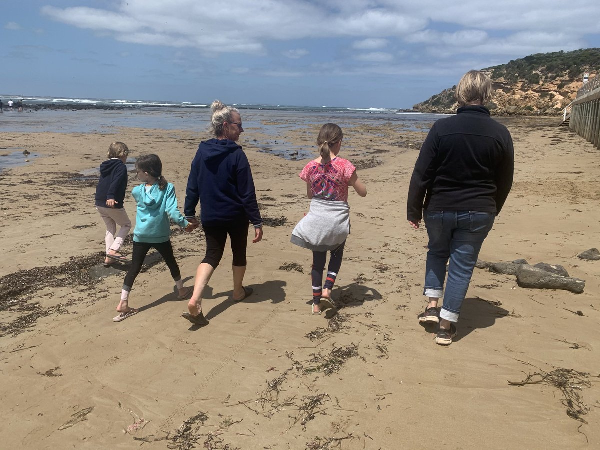 We got out for some beach walks. &ndash; bei  The Bluff