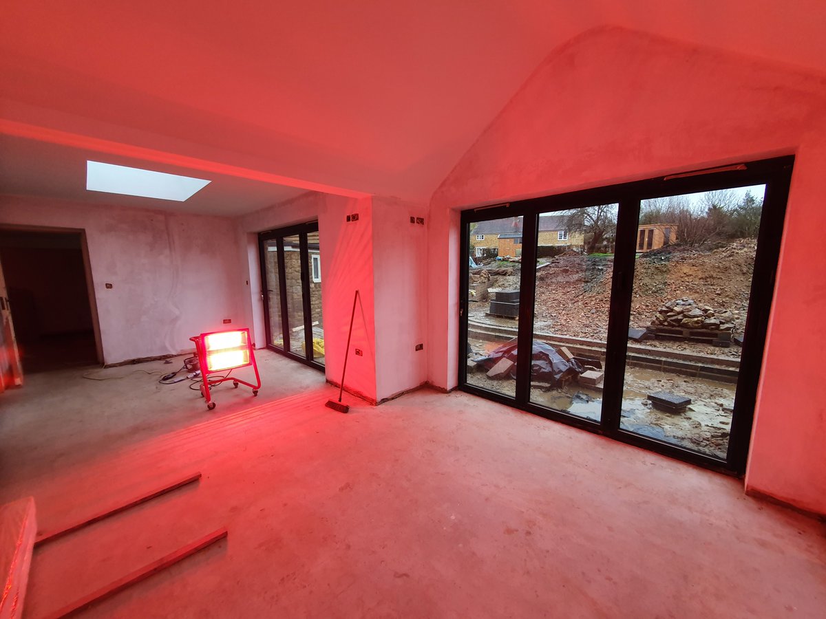 Bi-folds are in, the renovation is coming along nicely.
#marun #builders #extensions #renovations #FMB #Sherborne #Dorchester