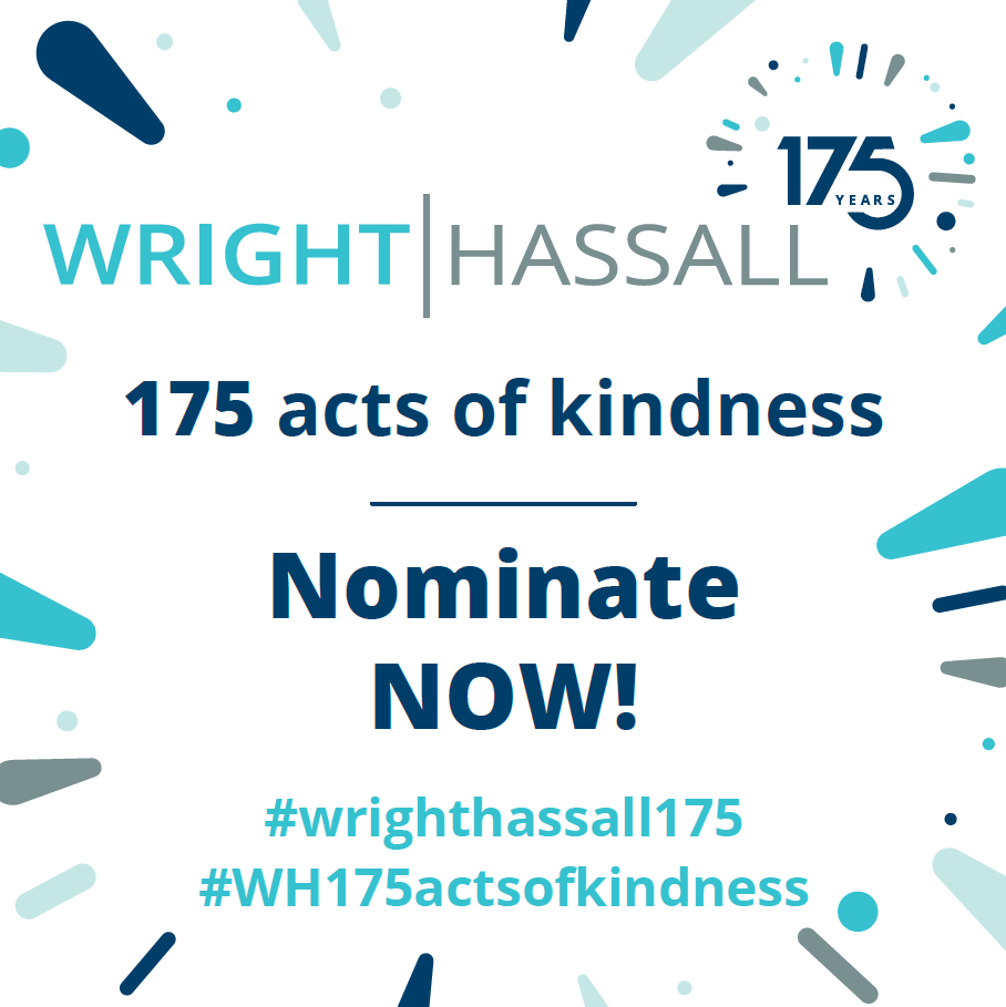 HCRWHassall's tweet photo. *Nominate an act of kindness*
We will be selecting one act of kindness to receive a £175 prize to donate to a charity of their choice.
https://t.co/FyRFRx1K35
#WH175ActsofKindness #kindness #community #nominate #actsofkindness https://t.co/XNF6jlbMIb
