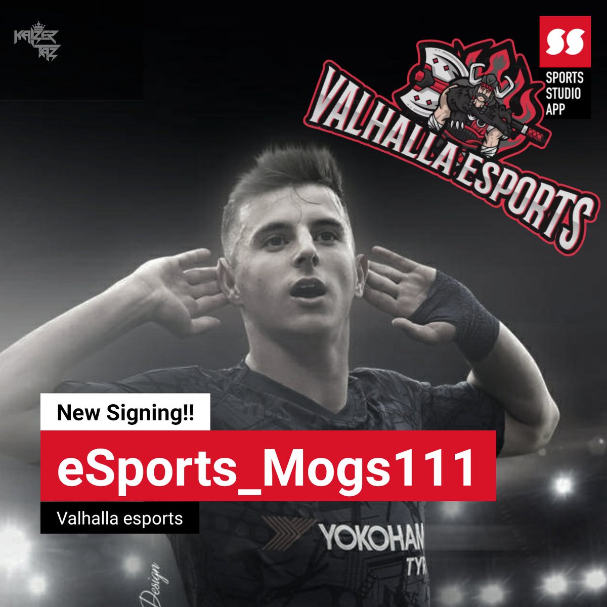 New Signing! Its Official we have signed a new player to our Roster!
Welcome eSports_Mogs111.