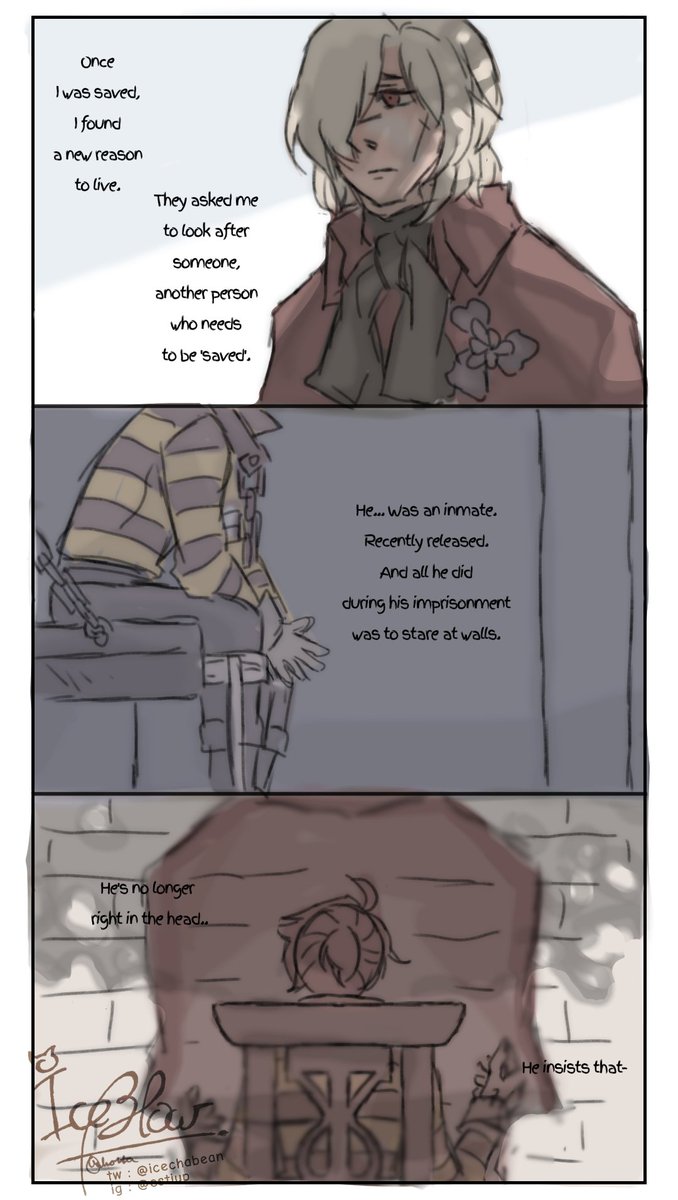 墓囚 - Acceptance
'That someday he would look at me.'
#墓囚 #AndLu #identityVイラスト