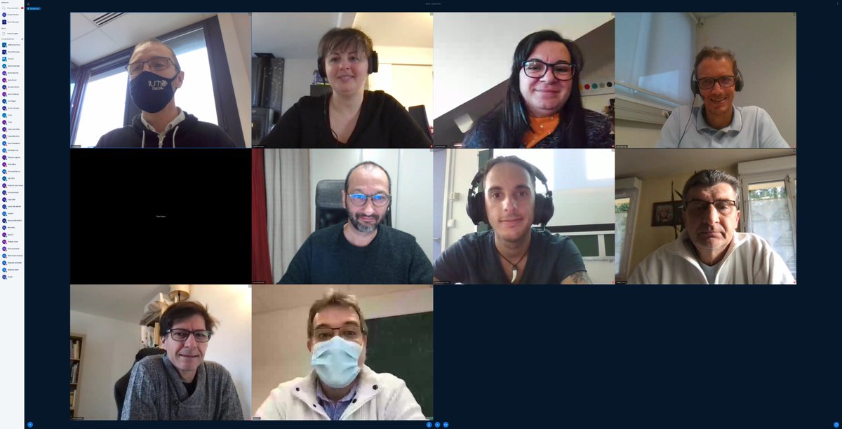 Début ce matin de la 7ème École d’Hiver é-EGC : Techniques d'apprentissage - plus de 40 participants et quelques caméras allumées au démarrage. #EGC2021 <a href="/associationEGC/">Association EGC</a>