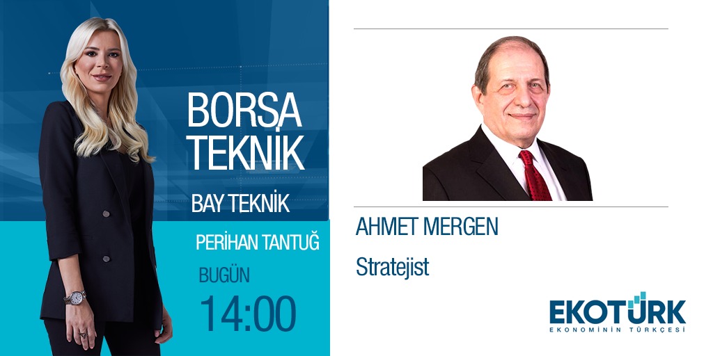 Bugün Bay Teknik günü👍
Değerli Hocamız Ahmet Mergen <a href="/ahmet_mergen/">Ahmet Mergen</a> saat 14:00'te Borsa Teknik'te <a href="/Ekoturktv/">EKOTÜRK</a>
