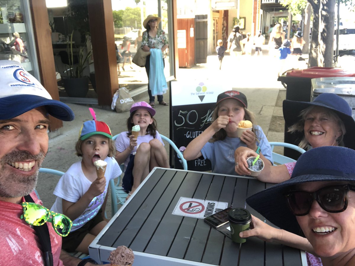 We enjoyed a few ice creams during the week. That’s what summer is about sometimes... lots of ice cream  &ndash; bei  The Barwon Scoop