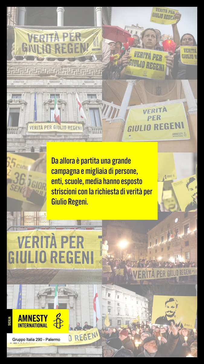 AmnestyPA290's tweet photo. #GiulioRegeni #VeritaeGiustiziaperGiulio https://t.co/uWsRW72ko7