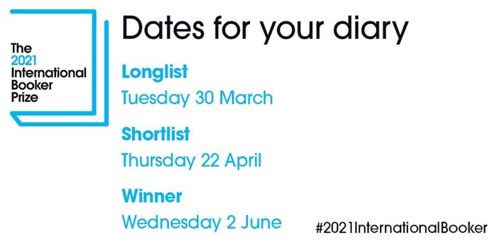ChapterOneIn's tweet photo. Who else excited for #2021InternationalBooker longlist? https://t.co/a8g6FRyK8E