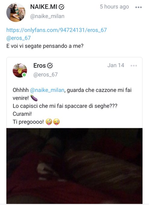 2 pic. Oh cazzo!
Quella porca #rizzacazzi di Naike si sditalina sul mio #cazzo su #Onlyfans!
Le devo