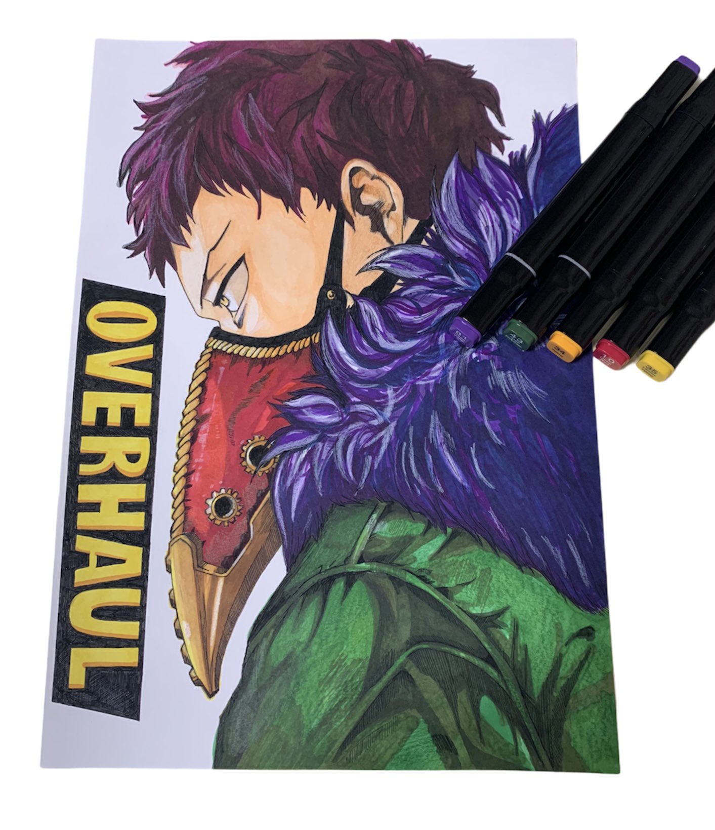 完全受注生産 僕のヒーローアカデミア Tシャツ 治崎 オーバーホール