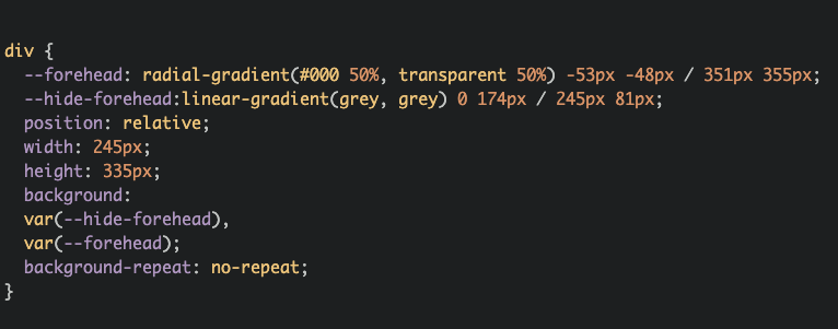 Now we need to hide almost half of the circle. 4/11