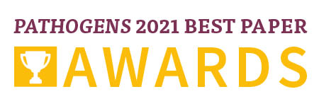 We are pleased to announce the “Pathogens 2021 Best Paper Awards” for the papers published in Pathogens from 1 January 2019 to 31 December 2019. 🏆

#AnnouncementDate: 30 April 2021

More Info: mdpi.com/journal/pathog…

#BestPaperAwards
#Pathogens
#ResearchArticles
#ReviewArticles