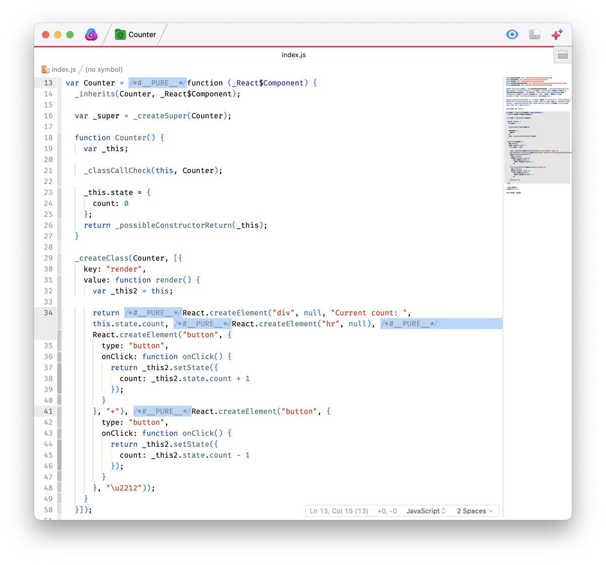 If you ever looked inside a non-minified bundle, you might’ve seen a lot of automatically generated comments that look like this:/*#​__PURE__*/ Even wondered what they are for? Here’s a short thread 