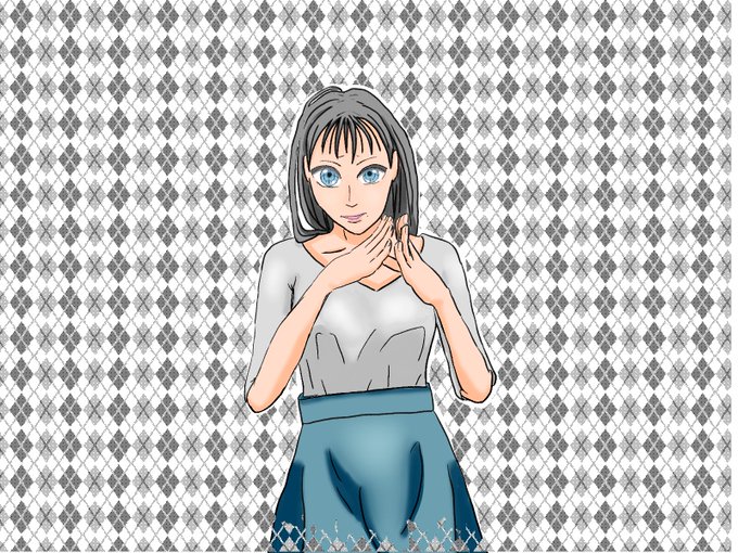 お願いポーズのtwitterイラスト検索結果