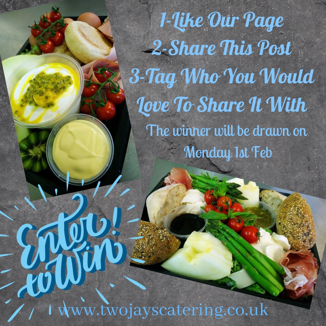 Win one of our Brunch or Lunch trays for 2. On Monday 1st February we turn 6 so are giving away a treat. To win like our page, share our post, tag who you would share with. A winner will be picked Monday. So get sharing! #competition #competitiontime #inittowinit #goodluck
