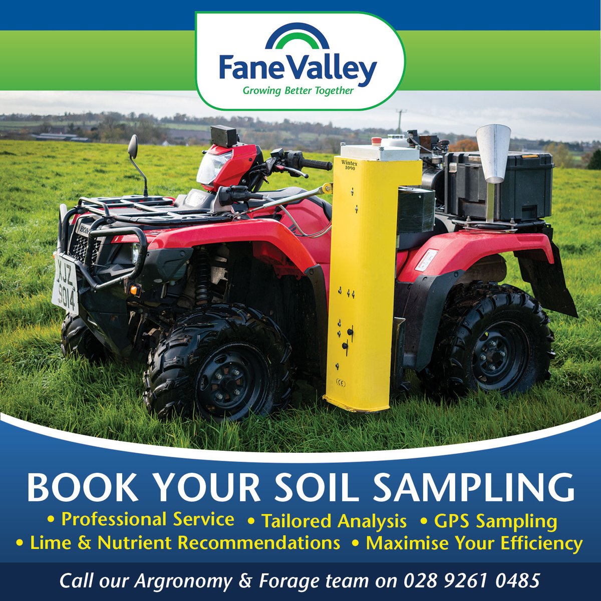 Get off to the right start in 2021 by getting your soil analysed. Fane Valley have a wide range of soil analytical services to meet your needs. Find out more call our Agronomy &amp; Forage department on 028 9261 0485